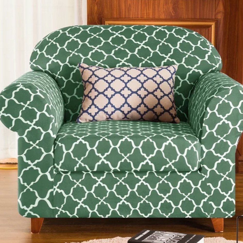 Subrtex Stretch Slipcover for Arm Chair (2) NWT